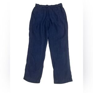 C&C California 100% linen navy pull on pants